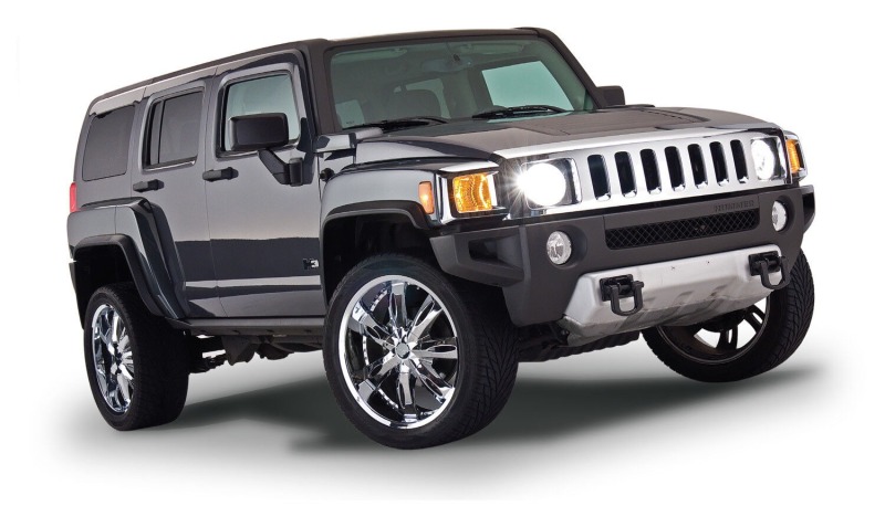 Hummer H3 Fender Flares - Husky Liners - OE Style - Matte Black - `06-`10